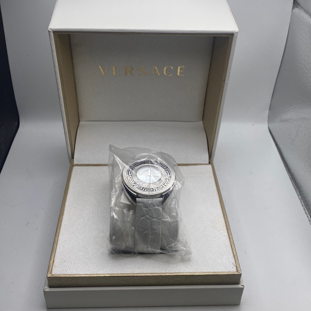 Versace Destiny Quartz White Mother Of Pearl Dial Ladies Watch
